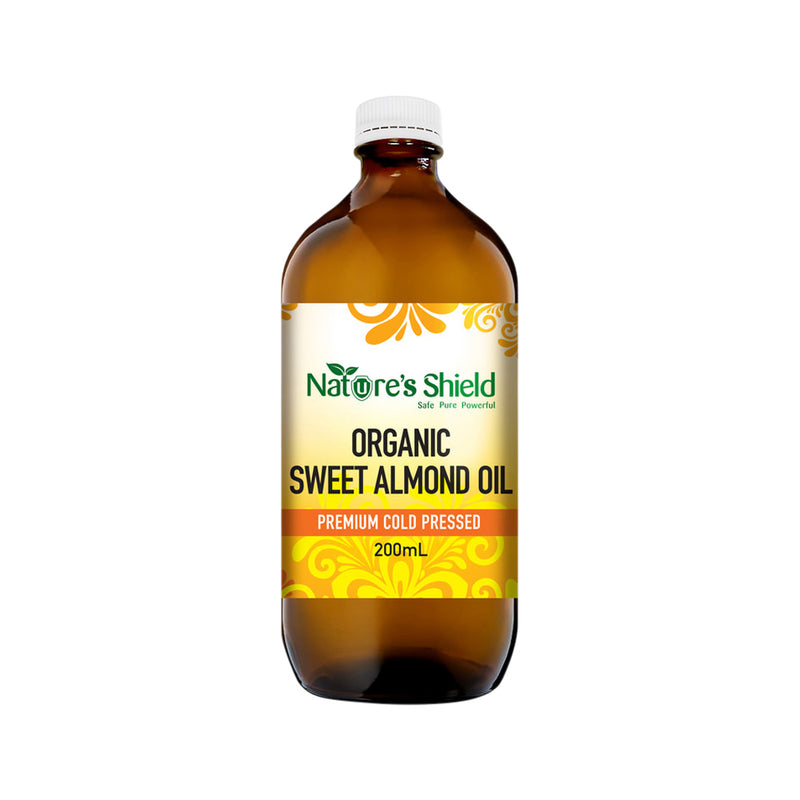 Natures Shield Organic Sweet Almond Oil 200ml