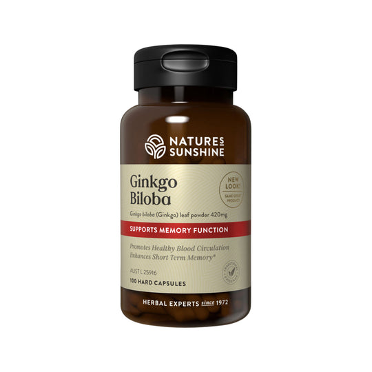 Natures Sunshine Ginkgo Biloba 420mg 100c