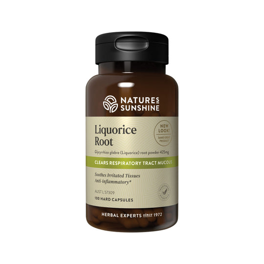 Natures Sunshine Liquorice Root 425mg 100c
