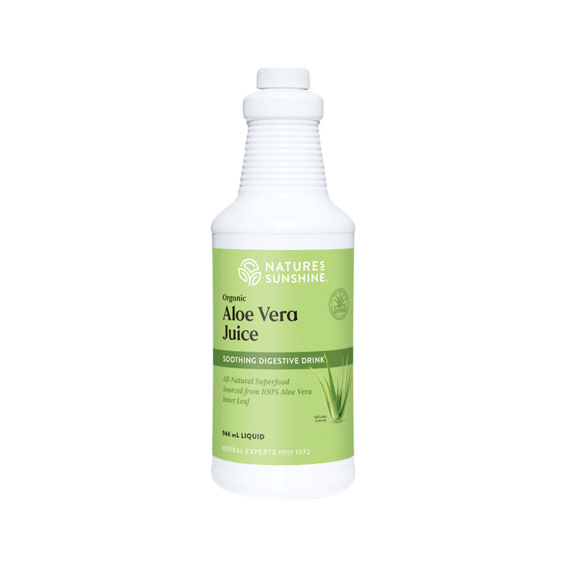 Natures Sunshine Organic Aloe Vera Juice 946ml