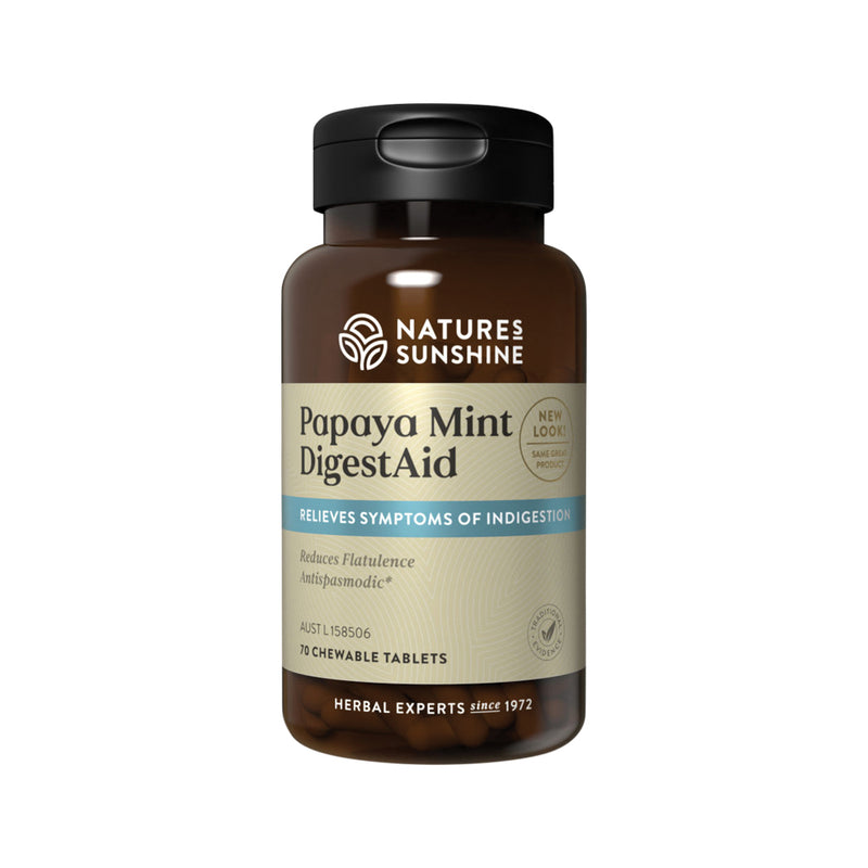 Natures Sunshine Papaya Mint DigestAid 70t