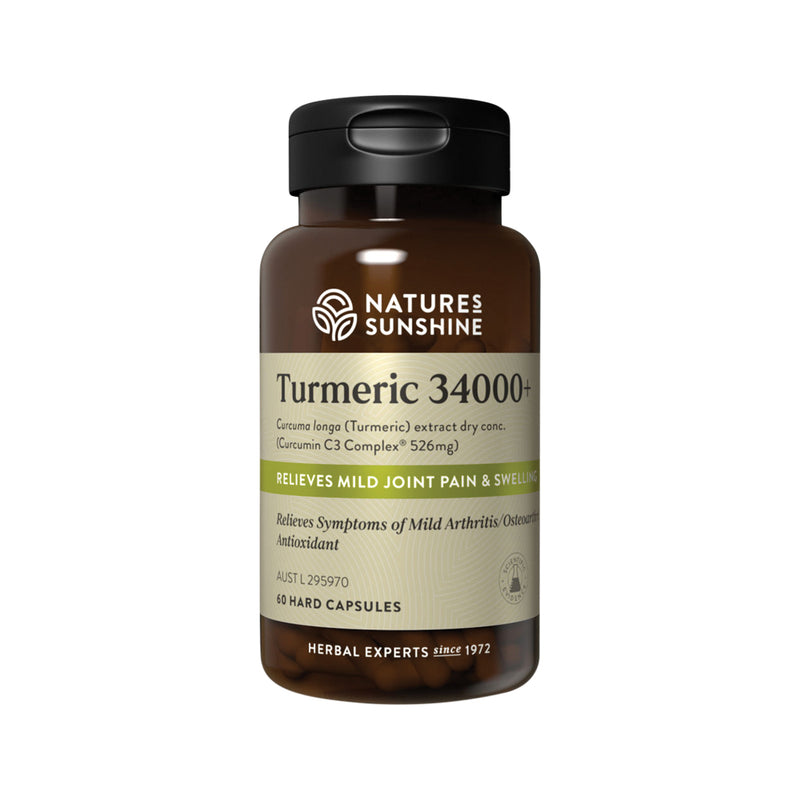 Natures Sunshine Turmeric 34000+ 60c