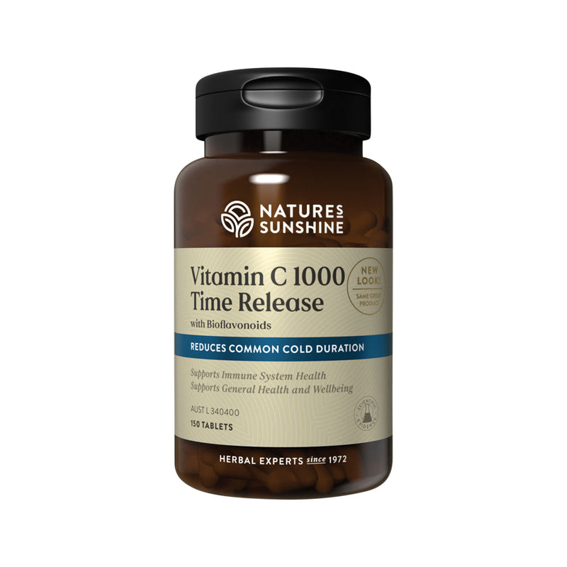 Natures Sunshine Vitamin C 1000 Timed Release (with Bioflavonoids) 150t