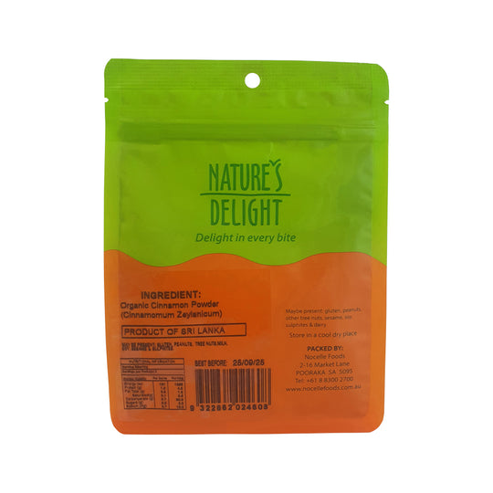 Natures Delight Organic Cinnamon Powder 100g