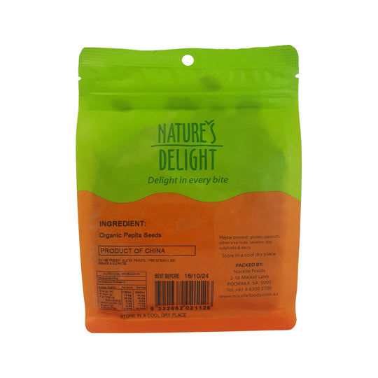 Natures Delight Organic Pepita Seeds 250g