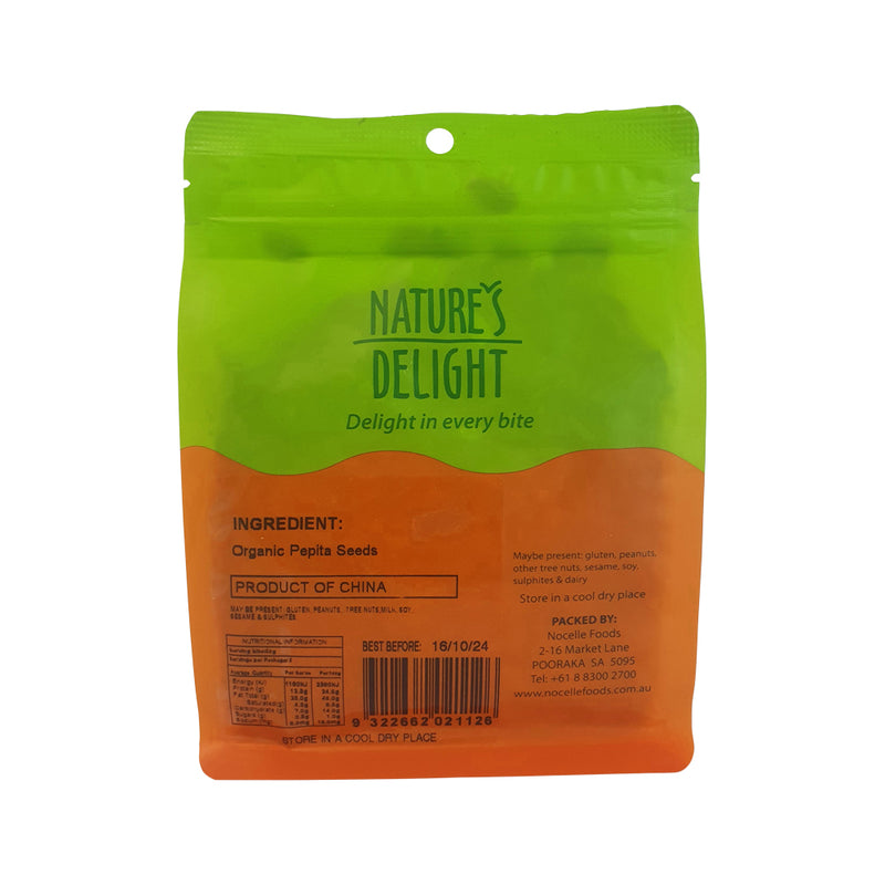 Natures Delight Organic Pepita Seeds 250g