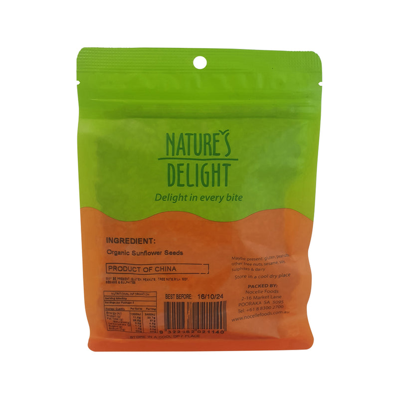 Natures Delight Organic Sunflower Seeds 250g