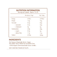 Nourish Hub Ceremonial Grade Cacao 250g