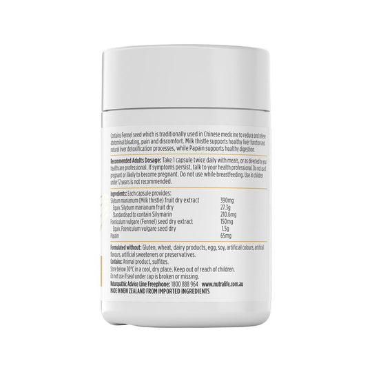 NutraLife Debloat & Detox 60c