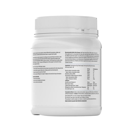 NutraLife Joint Formula + MSM (Lemon Flavoured) Oral Powder 1kg