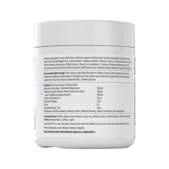 NutraLife Magnesium Sleep + Collagen Renew Berry Powder 250g