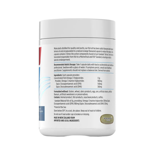 NutraLife Triple Strength Omega 3 (Odourless Fish Oil) 150c