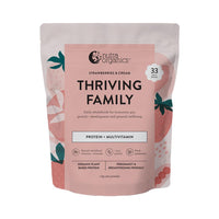 NUTRA ORGANICS ORGANIC THRIVING FAMILY PROTEIN (PROTEIN + MULTIVITAMIN) STRAWBERRIES & CREAM 1KG