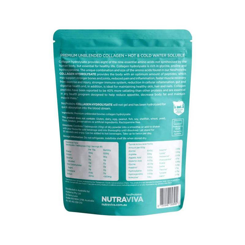 NUTRAVIVA COLLAGEN HYDROLYSATE (BEEF) 800G