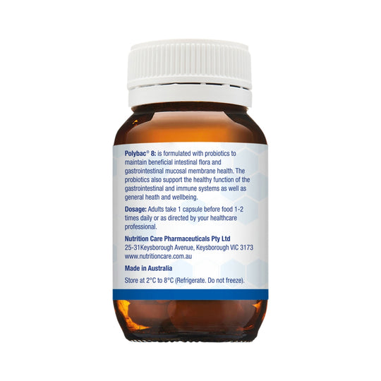 Nutrition Care Polybac 8 Capsules 30c