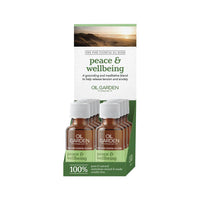 Oil Garden Essential Oil Blend Peace & Wellbeing 25ml x 8 Display  SELL THROUGH