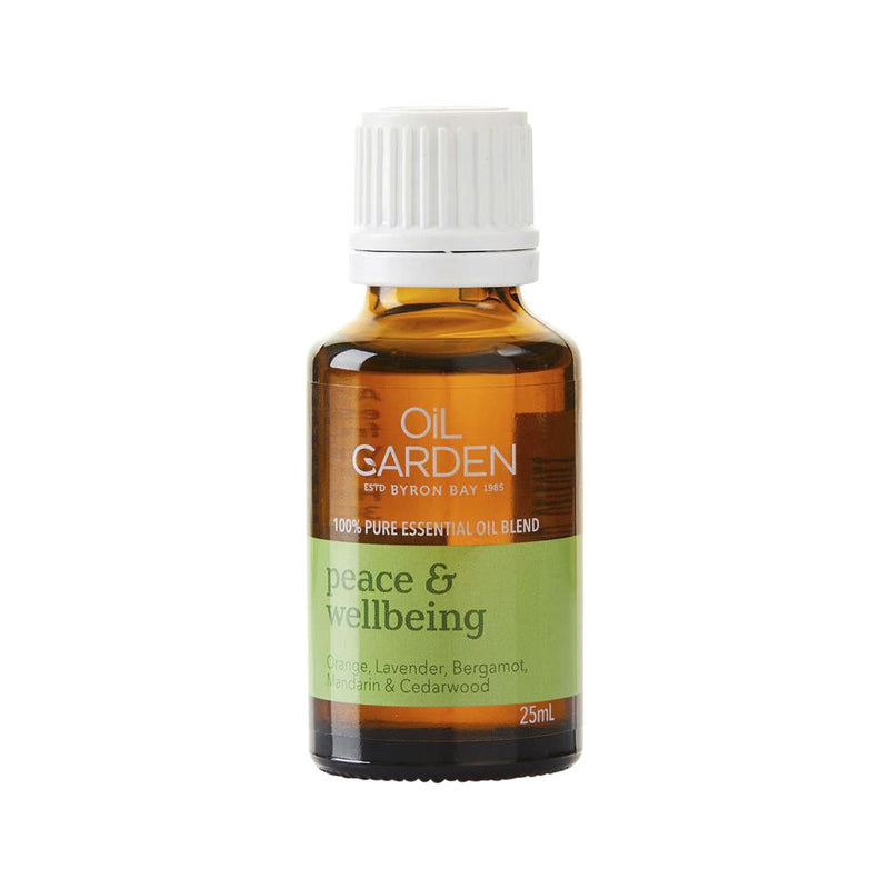 Oil Garden Essential Oil Blend Peace & Wellbeing 25ml x 8 Display  SELL THROUGH