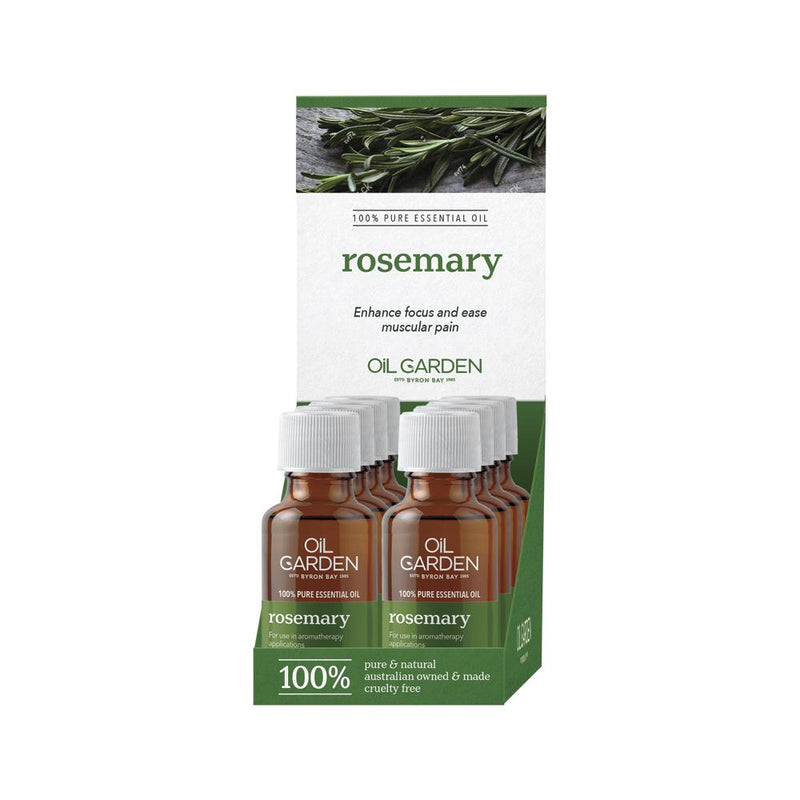 Oil Garden Essential Oil Rosemary 25ml x 8 Display