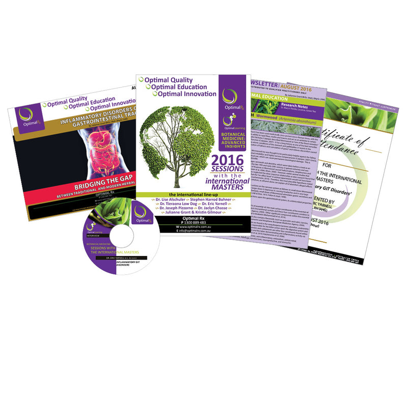OptimalRx DVD Functional GIT Disorders with Prof. Eric Yarnell (Jul 2016)