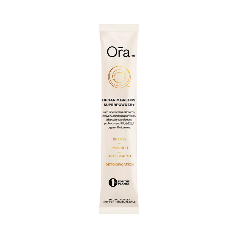 ORA ORGANIC GREENS SUPERPOWDER SACHET 8G X 7 PACK