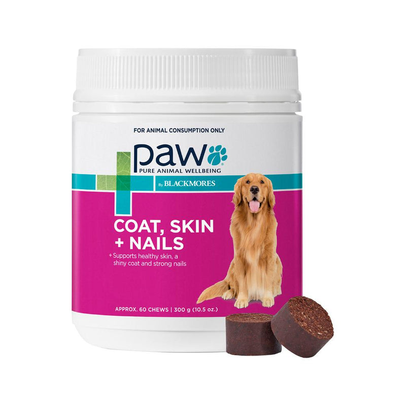 PAW By Blackmores Coat Skin + Nails (For Dogs approx 60 Chews) 300g