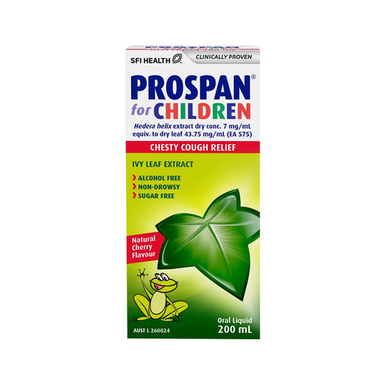 SFI Health Prospan For Children Chesty Cough Relief Cherry Flavour Oral Liquid 200ml