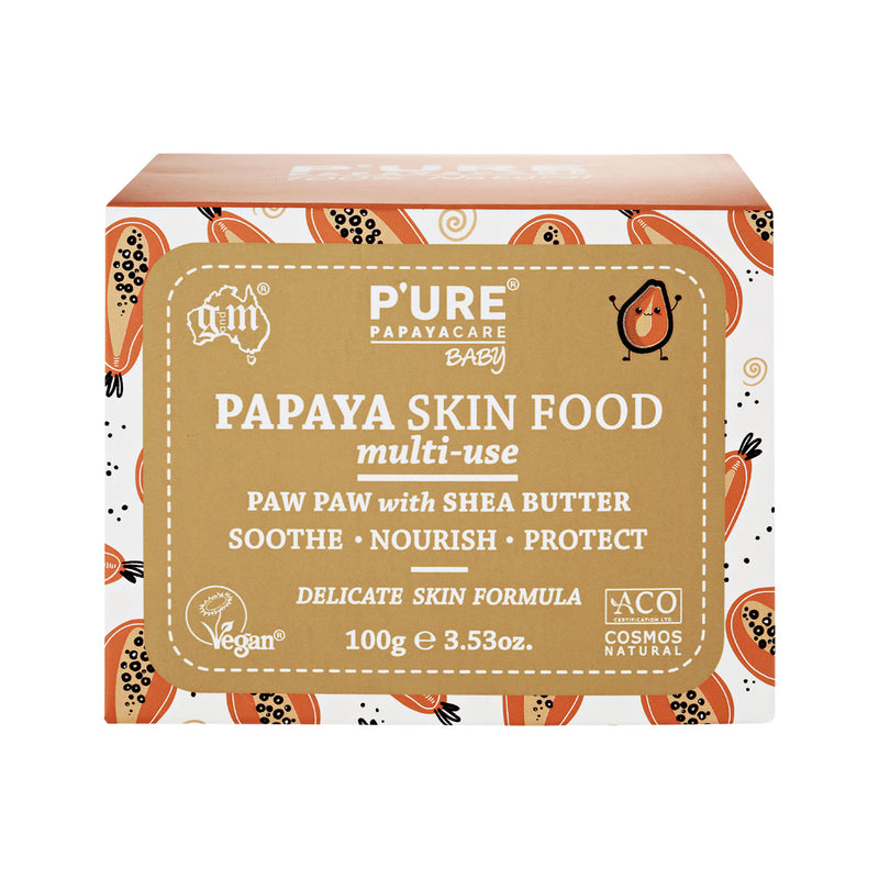 PURE Papayacare Baby Papaya Skin Food Multi-Use (Paw Paw with Shea Butter) 100g