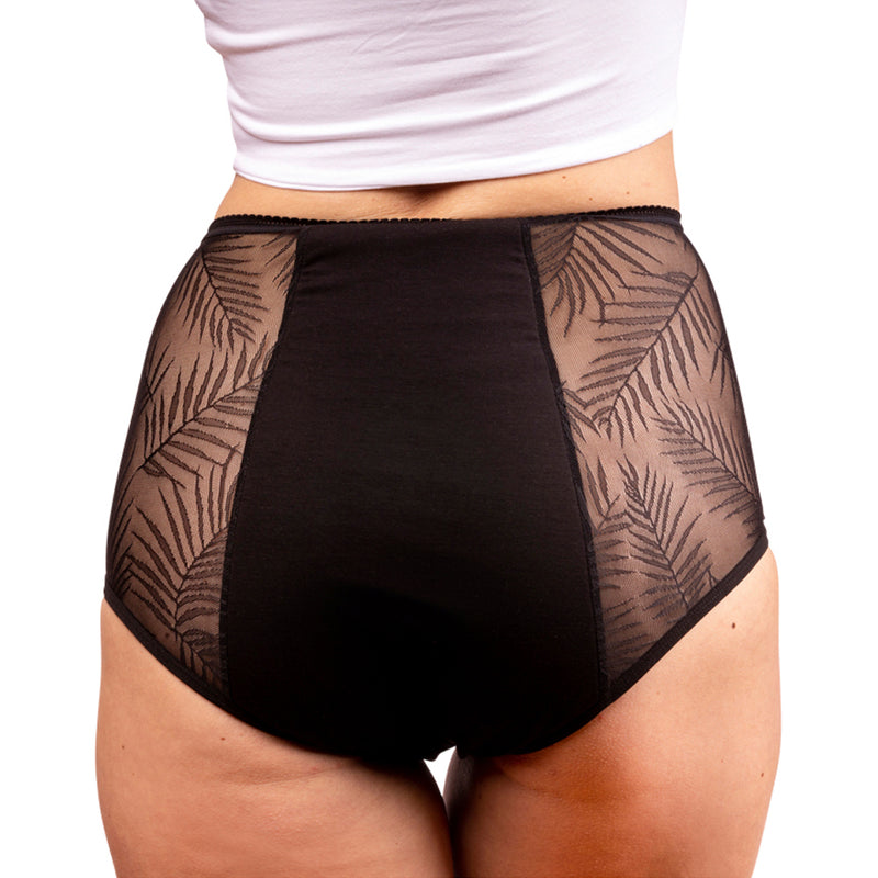 Pelvi Lemon Light Bladder Leaks Leakproof Underwear High-Waisted Black L