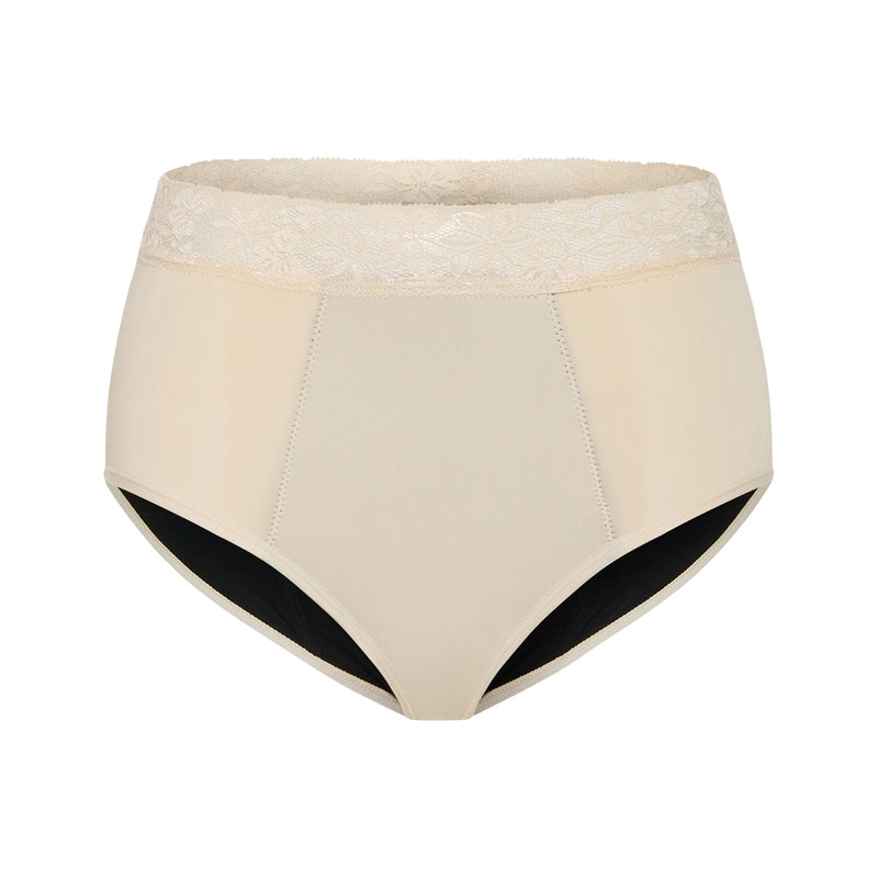 Pelvi Leakproof Underwear Full Brief Beige S