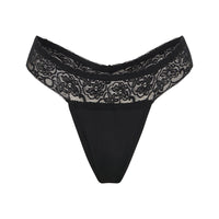 Pelvi Leakproof Underwear G-String Black M