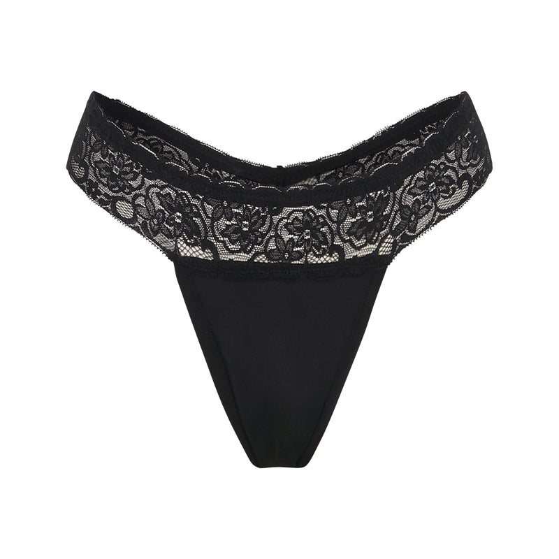 Pelvi Leakproof Underwear G-String Black M