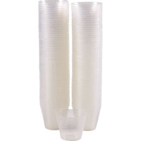 Plastic 30ml Measuring Cup x 100 Pack
