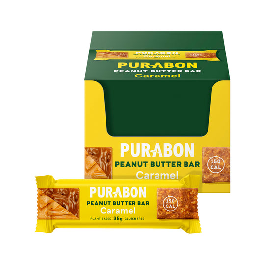 Purabon Peanut Butter Bar Caramel 35g x 30 Display