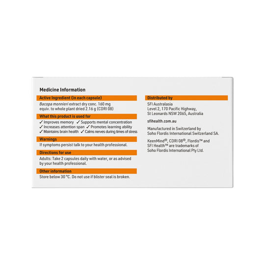 SFI Health KeenMind 60c