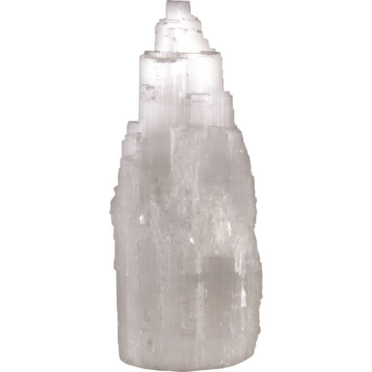 SALTCO-LSELN2025 SALTCO SELENITE LAMP SMALL 20 TO 25CM COMES WITH CORD & GLOBE