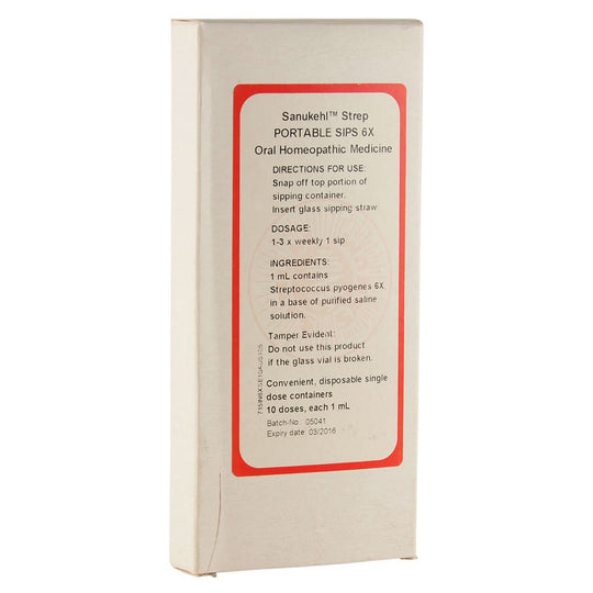 Sanum Sanukehl Strep 6x SIP Ampules x 10 Pack