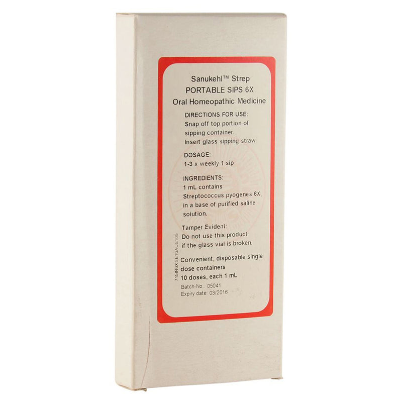 Sanum Sanukehl Strep 6x SIP Ampules x 10 Pack
