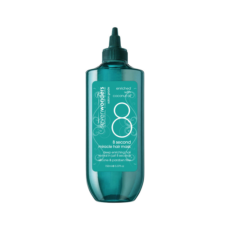 Seven Wonders Natural Hair Care 8 Second Miracle Hair Mask Enriched with Coconut Oil 150ml