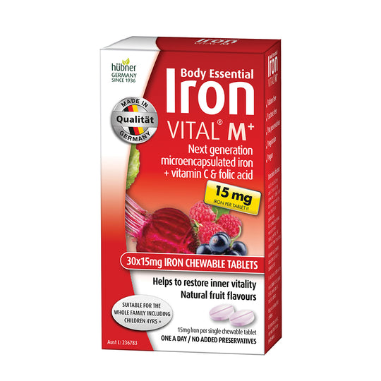 Silicea Body Essential Iron VITAL LIPO (15mg Iron) Chewable 30t