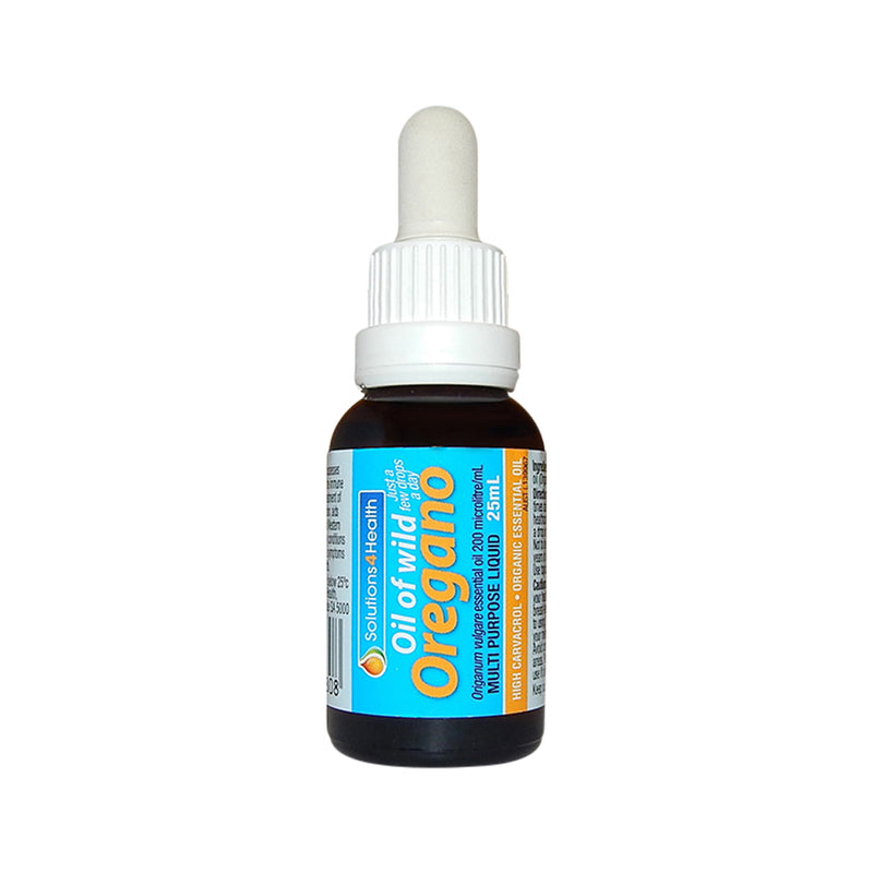 Solutions 4 Health Organic Oil of Wild Oregano 25ml x 6 Display