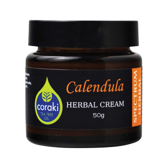 Spectrum Herbal Herbal Cream Calendula with Coraki Tea Tree Oil 50g