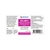 Spectrumceuticals D3 + MK-7 Spray Oral Liquid 50ml