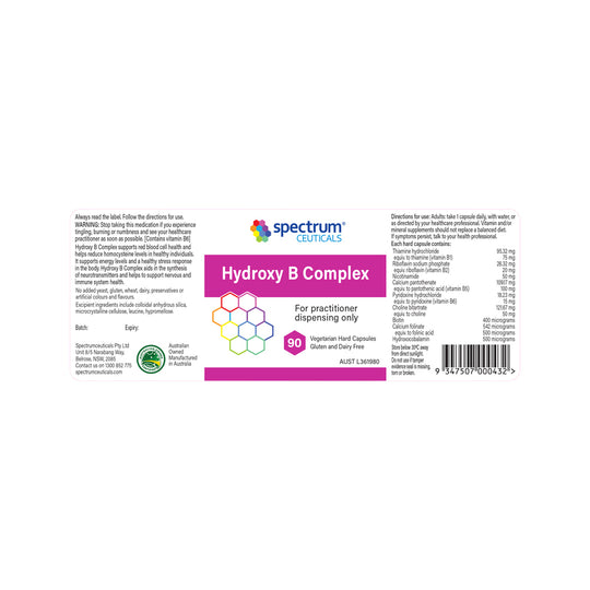 Spectrumceuticals Hydroxy B Complex 90c