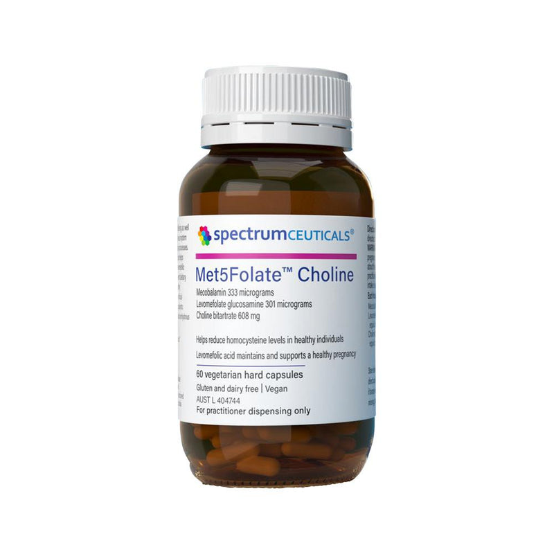 SPECTRUMCEUTICALS MET5FOLATE CHOLINE 60VC