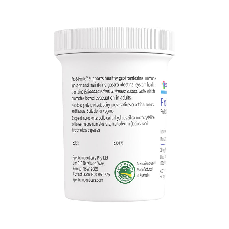 Spectrumceuticals Pro8-Forte (Fridge Free Multi-Strain Probiotic) 30vc