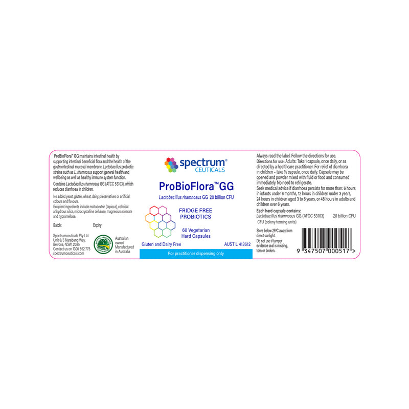 Spectrumceuticals ProBioFlora GG (Fridge Free Probiotics) 60vc