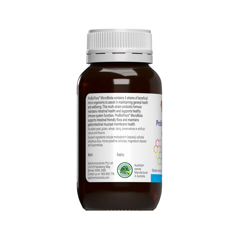Spectrumceuticals ProBioFlora MicroBiota (Fridge Free Probiotics) 60vc