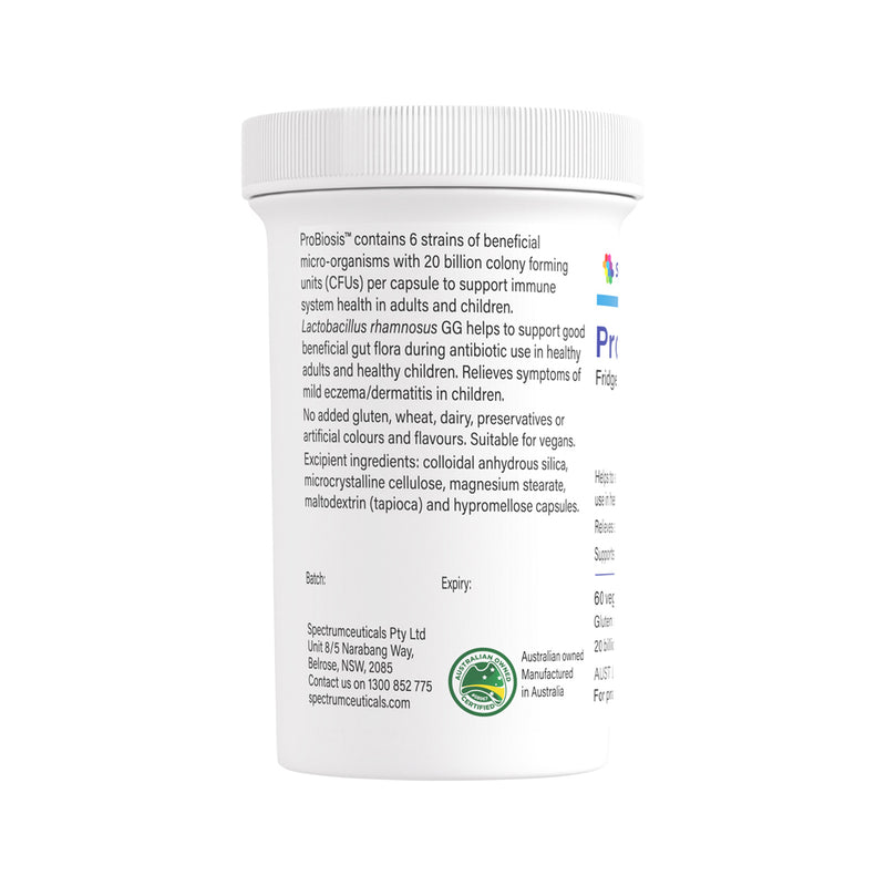 Spectrumceuticals ProBiosis (Fridge Free Multi-Strain Probiotic) 60vc