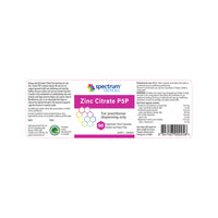 Spectrumceuticals Zinc Citrate P5P 90c