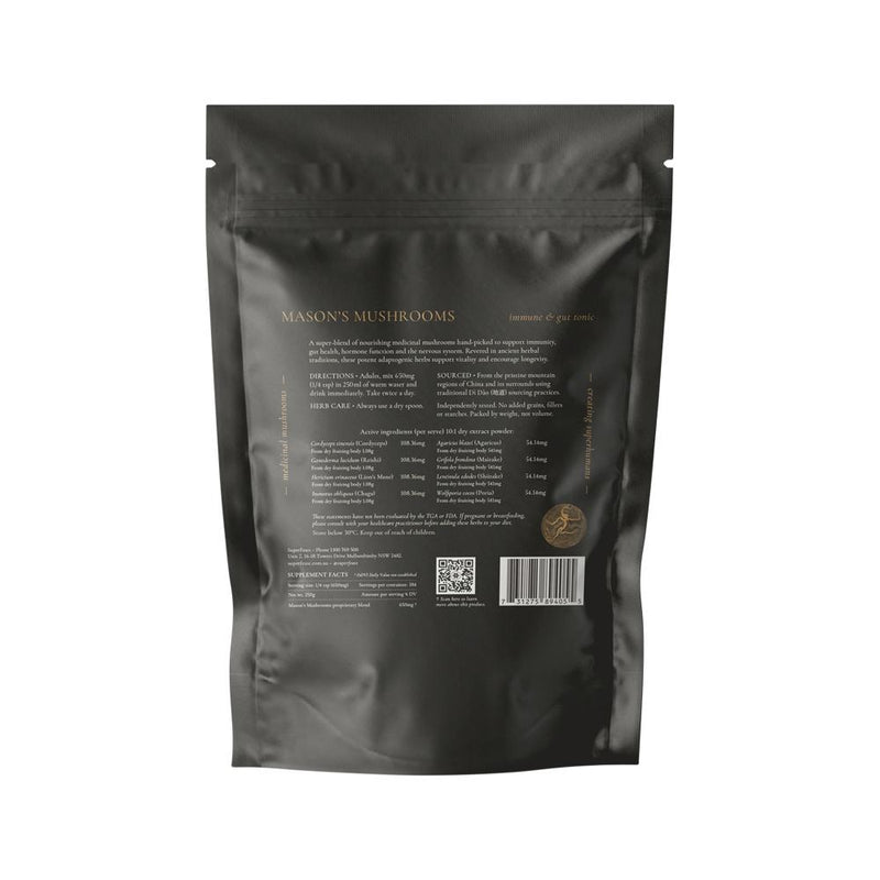 SUPERFEAST MASONS MUSHROOMS 250G